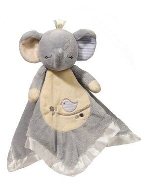 Douglas Baby Lil Snuggler Grey Elephant Security Blanket Lovey  Plush New w/Tag